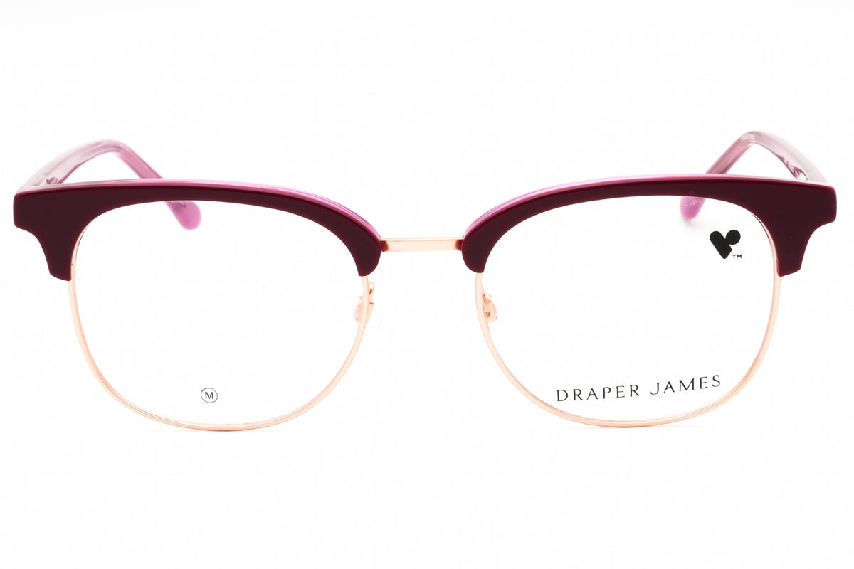 Draper James DJ5055-604 MERLOT Rectangular Eyeglasses 51mm Eyeglasses