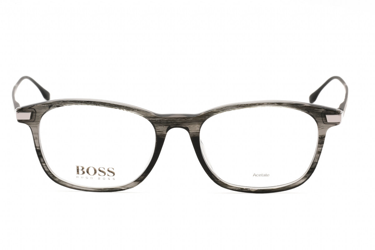 Hugo Boss 989-0PZH 00 Grey Rectangle Eyeglasses 51mm