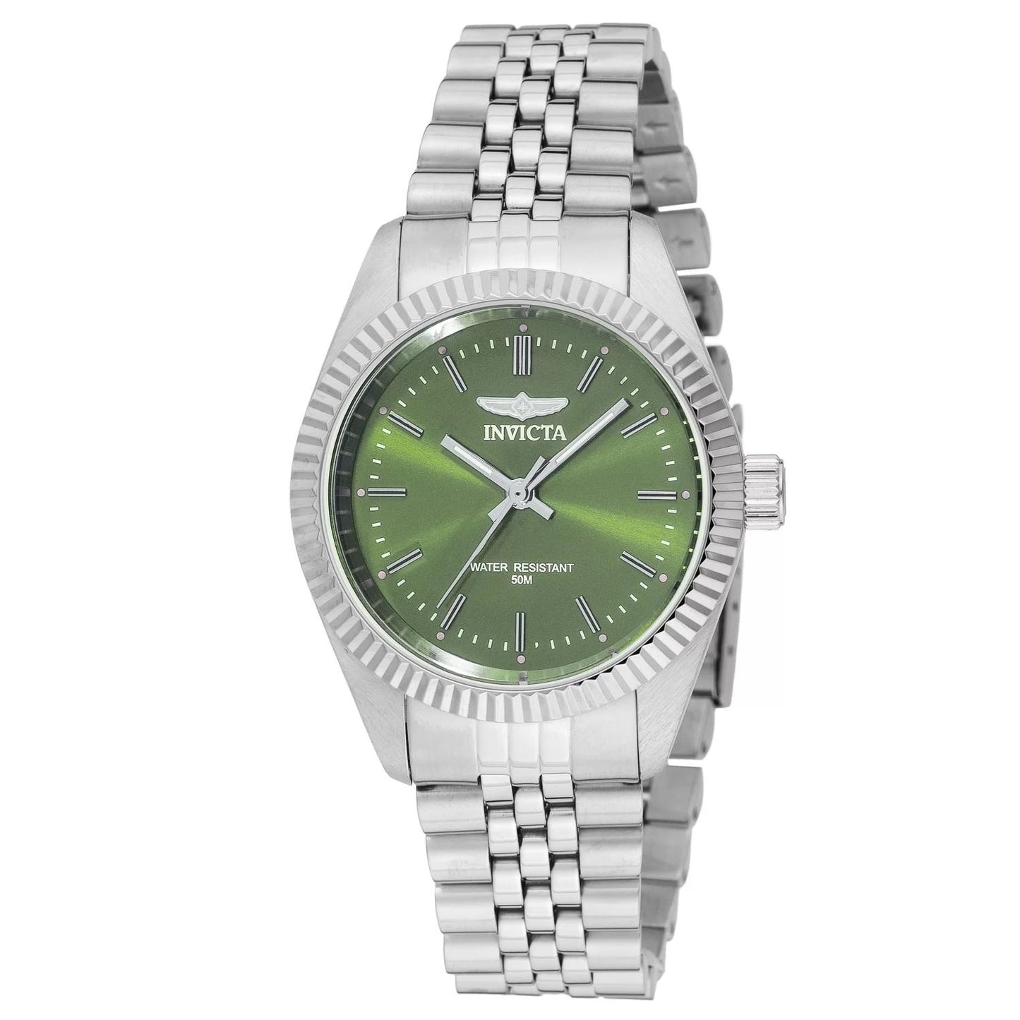 Invicta 49217 49217 Watch - Green Dial Stainless Steel Band