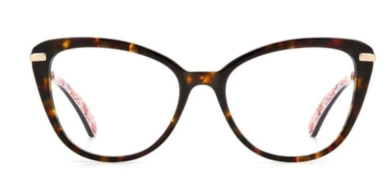 Kate Spade FLAVIA-086-51 Havana Cat Eye Eyeglasses 51mm Eyeglasses