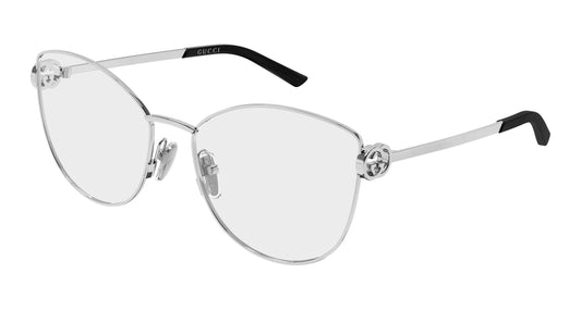 Gucci GG2049o-003 Silver Round Eyeglasses 57mm