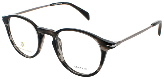 David Beckham DB-1049-02W8-48 Brown Round Eyeglasses 48mm