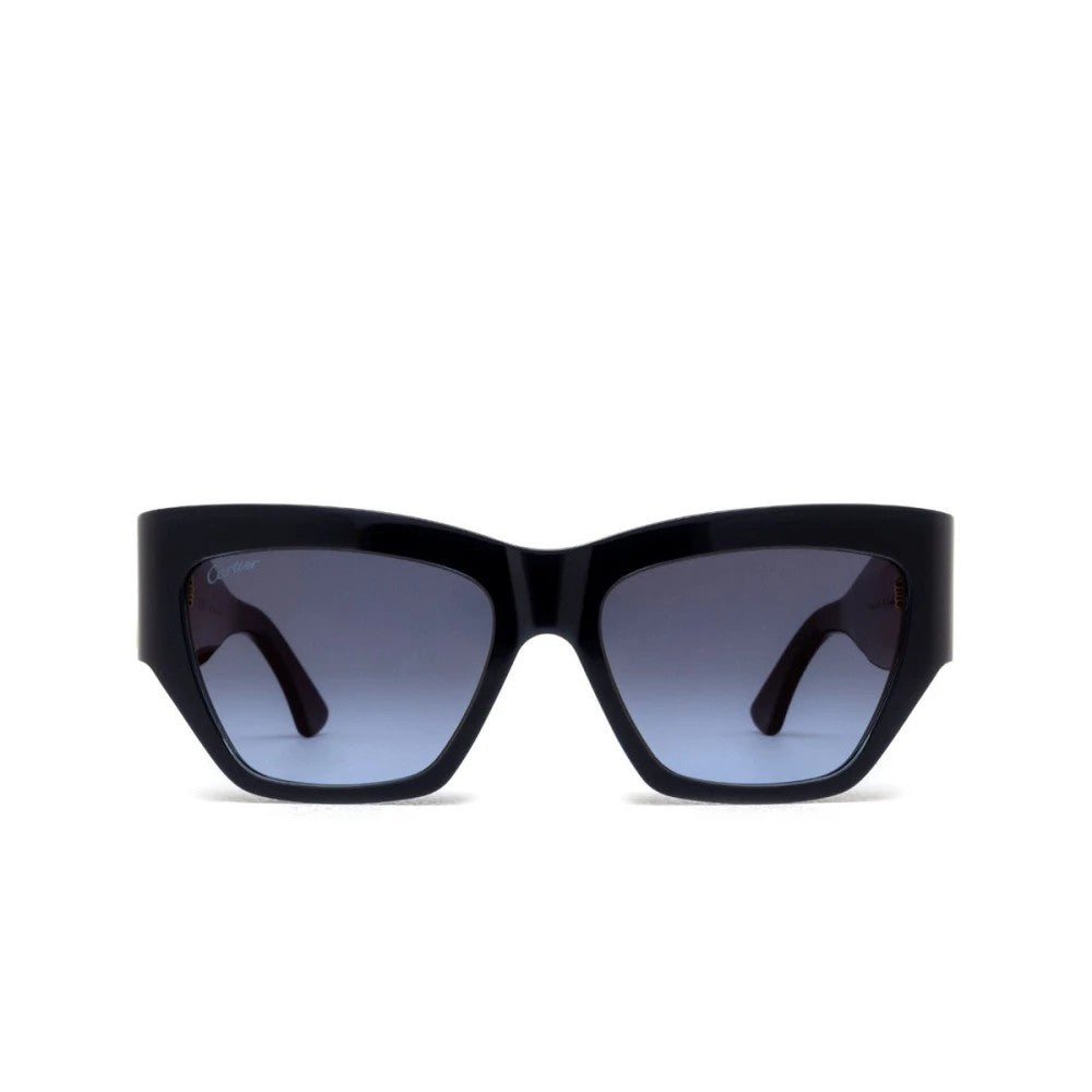 Cartier CT0435S-004 Blue Blue Blue Cat Eye Sunglasses 55mm Sunglasses