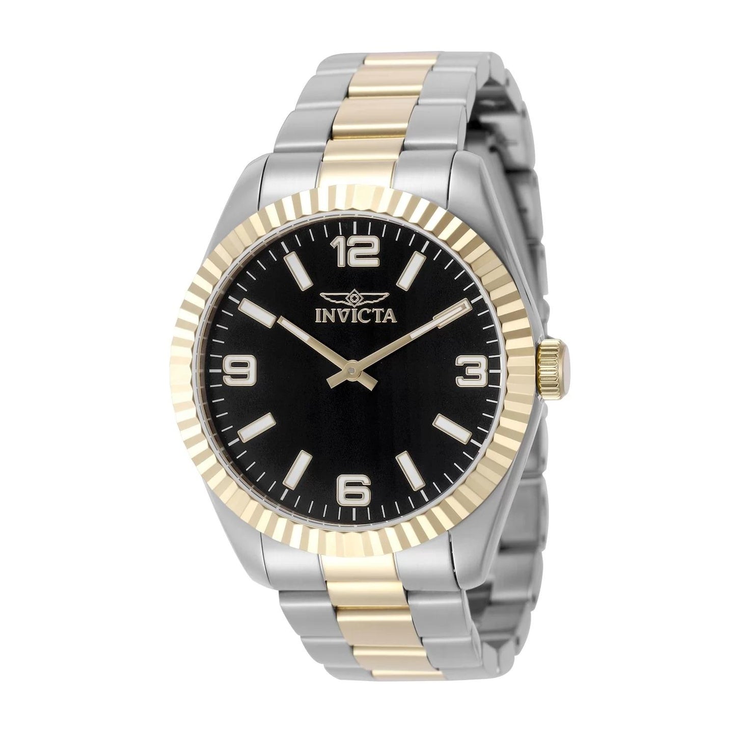 Invicta 49675 49675 Watch - Black Dial Stainless Steel Band