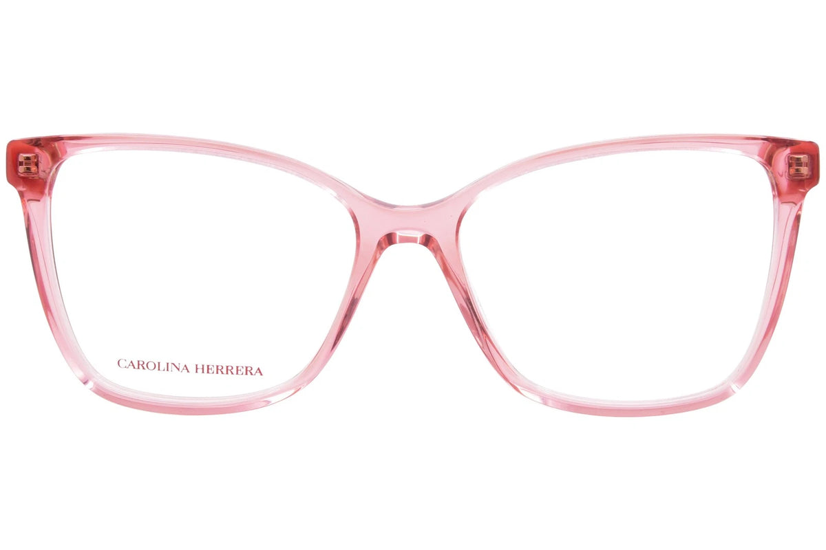 Carolina Herrera HER-0274 733 Pink Rectangle Eyeglasses 55mm Eyeglasses