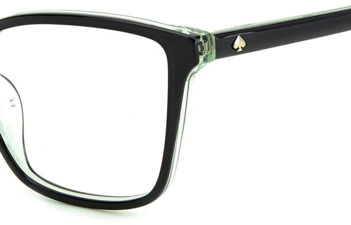 Kate Spade TIANNA-807-53 Black Rectangle Eyeglasses 53mm Eyeglasses