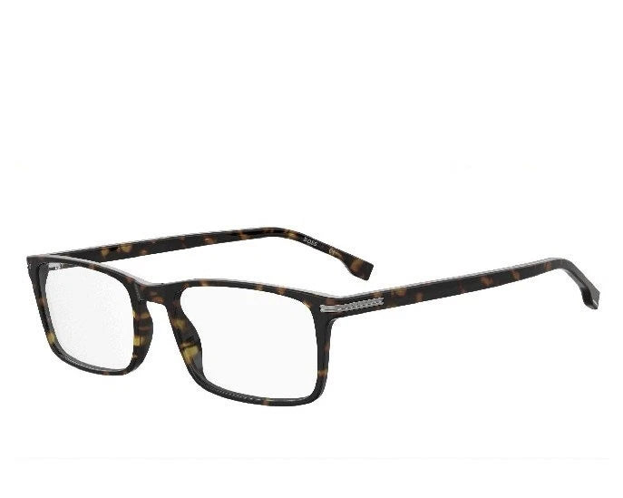 Hugo Boss BOSS1630-086-55 Havana Rectangle Eyeglasses 55mm Eyeglasses