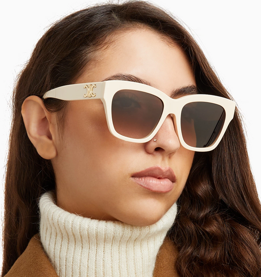 Celine CL40253F-25F 55mm New Sunglasses