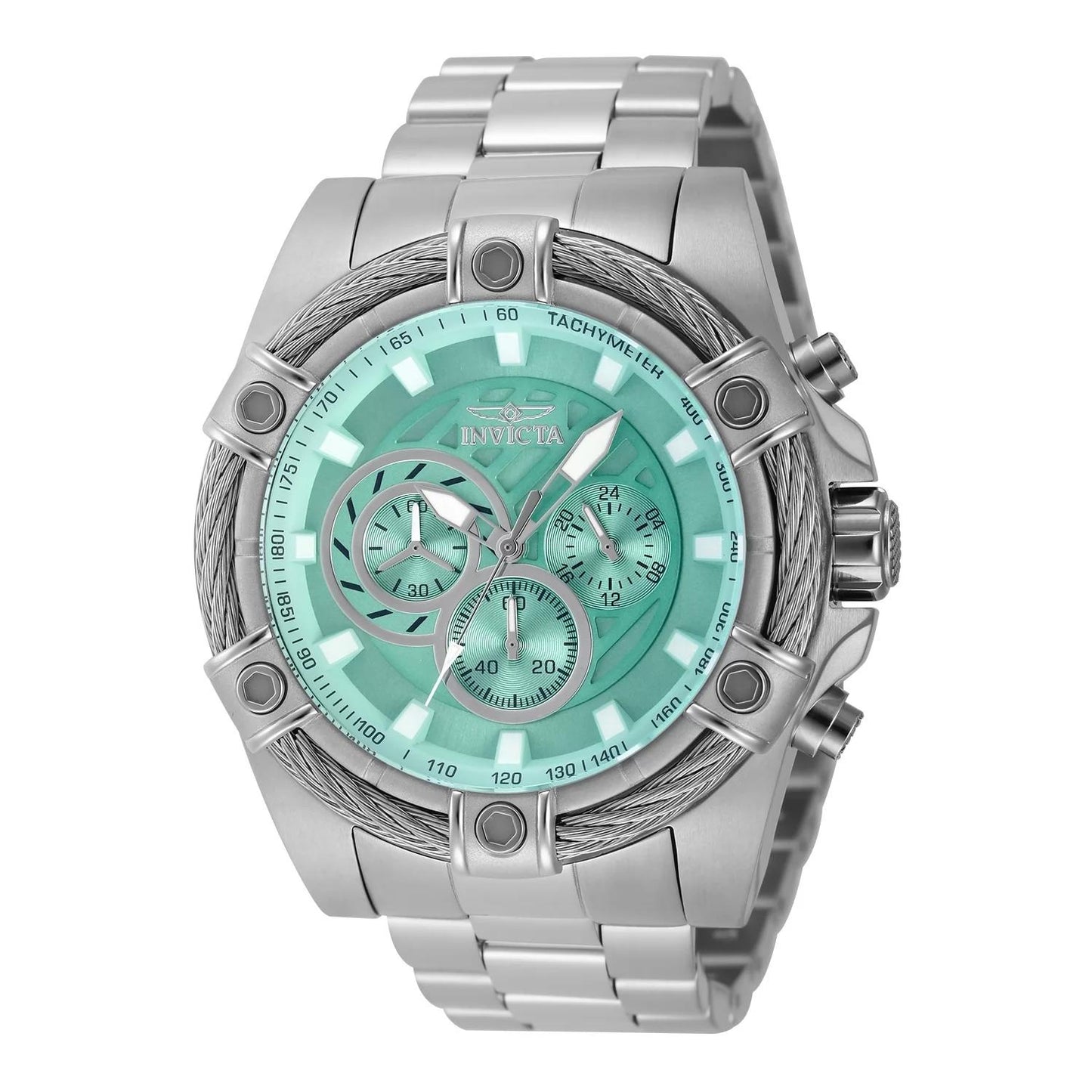 Invicta 45874 45874 Watch - Turquoise Dial Stainless Steel Band