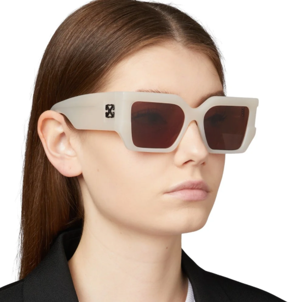 Off White DOVER-OERI148S25PLA0016164 56mm New Sunglasses