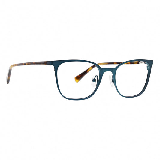 Life Is Good Aurora Teal Blue Square Eyeglasses 47mm