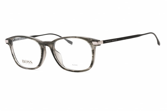 Hugo Boss 989-0PZH 00 Grey Rectangle Eyeglasses 51mm