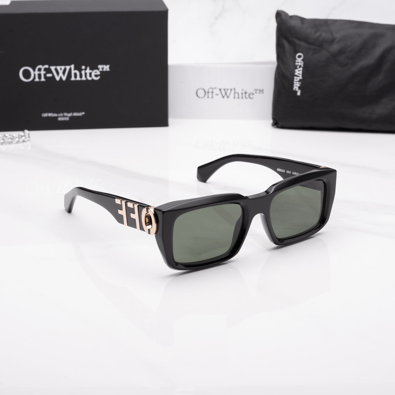 Off-White OERI125S24PLA0011055 54mm New Sunglasses