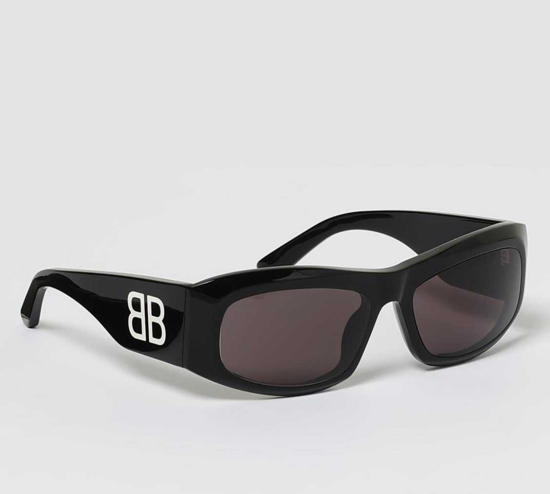 Balenciaga BB0395S-001 60mm New Sunglasses