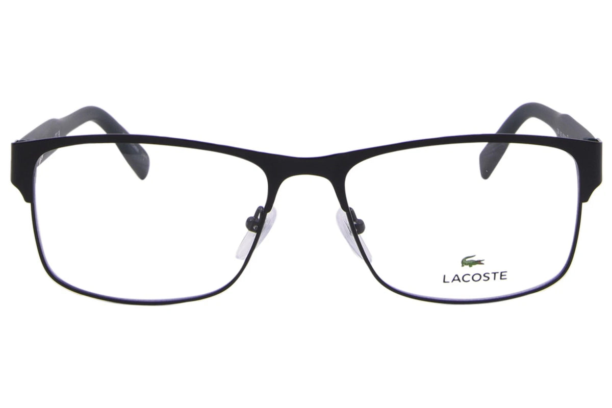 Lacoste L2294 002 Black Rectangle Eyeglasses 57mm Eyeglasses