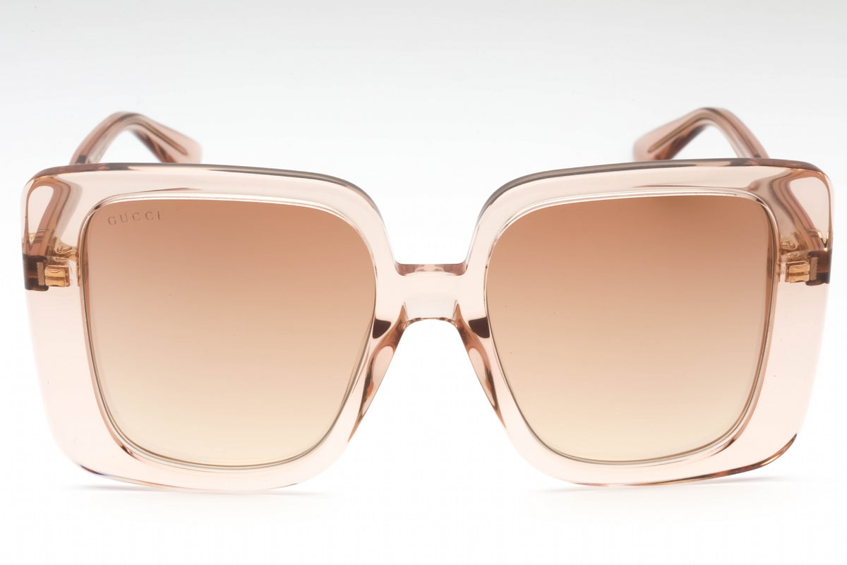 Gucci GG1314S-005 sunglasses in beige frame with brown lenses