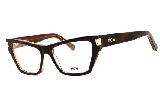 MCM MW5005-056 eyeglasses in havana frame with clear demo lenses