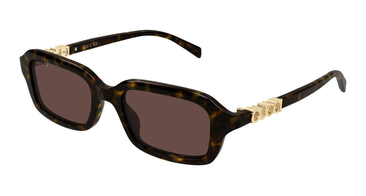 Gucci GG2152S-002 sunglasses in havana frame with brown lenses