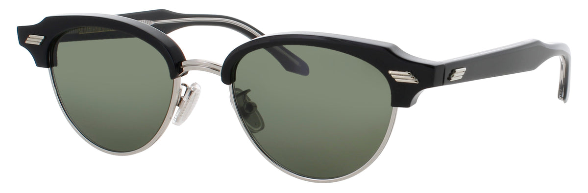 Cutler And Gross CGSN-1335-51-02 BLACK  Unisex Sunglasses 51mm Sunglasses