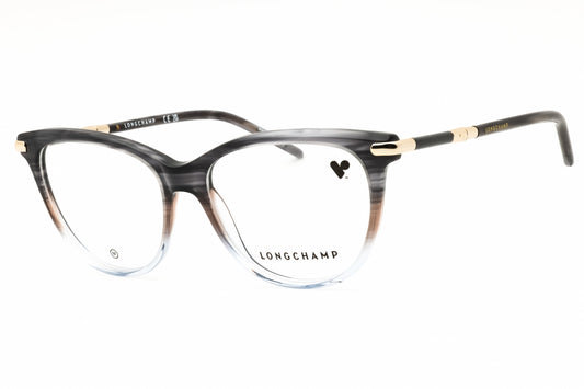Longchamp LO2727-037 GRADIENT GREY AZURE Oval Eyeglasses 53mm