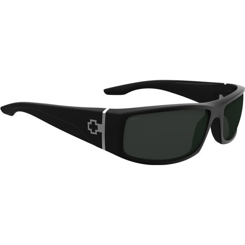 Spy COOPER- Matte Black/Happy Gray Green 59mm New Sunglasses