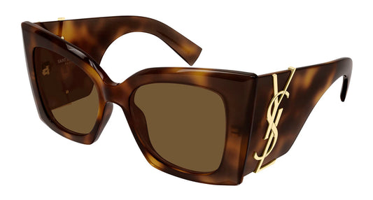 Yves Saint Laurent SL M119 BLAZE-005 Brown Cat Eye Sunglasses 54mm Sunglasses