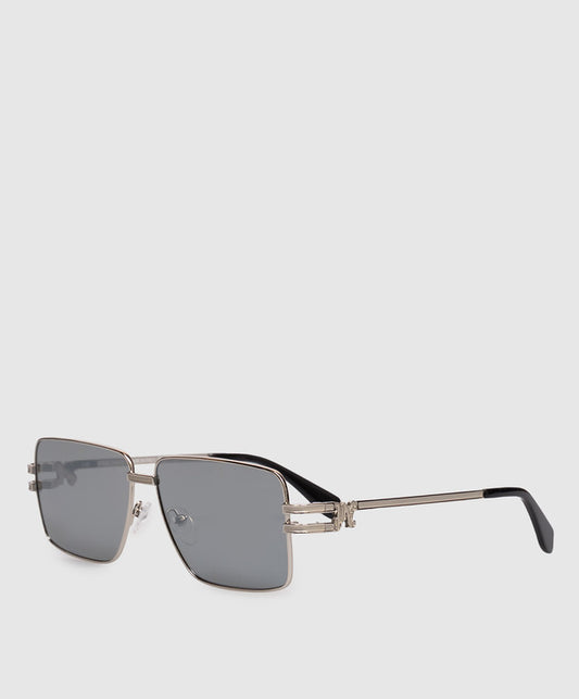 Palm Angels PA2003727259 Shiny Silver Square Sunglasses 59mm