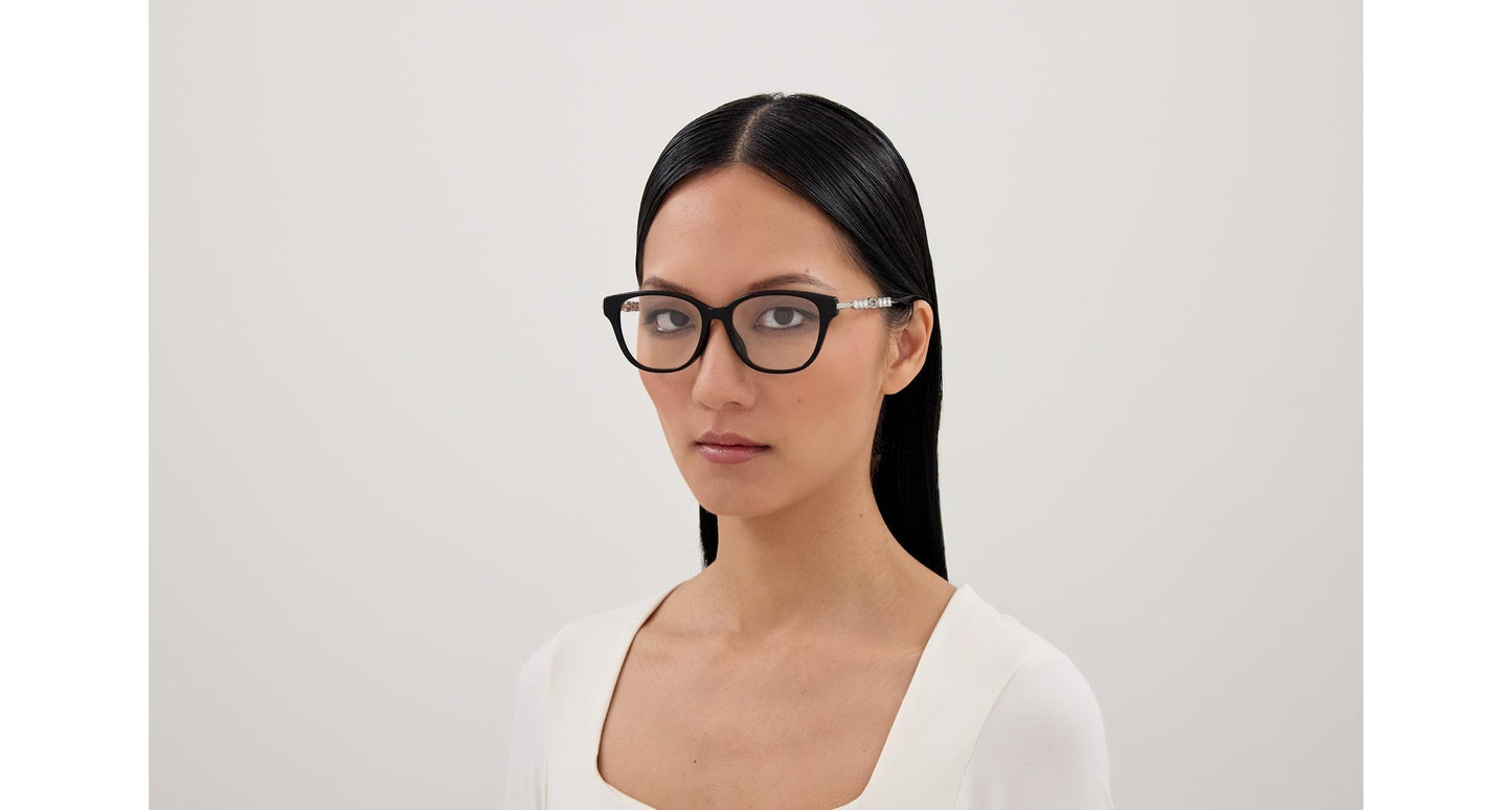 Gucci GG1972oA-002 eyeglasses in silver frame with clear lenses