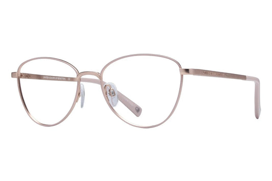 Benetton BEO3004-233-51 eyeglasses in gold frame with clear lenses