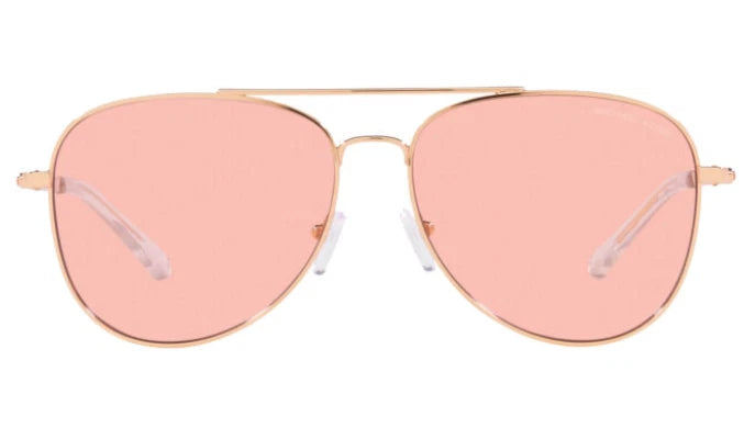 Michael Kors 0MK1045-11085-60 Rose Gold Round SUNGLASSES 0mm Sunglasses