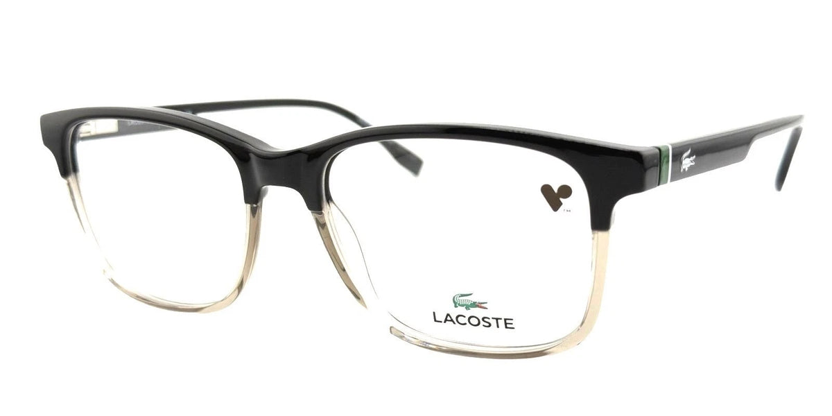 Lacoste L4002 001 Black Rectangle Eyeglasses 54mm Eyeglasses