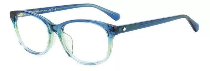 Kate Spade SUKI/F 5MZ Blue Rectangle Eyeglasses 53mm Eyeglasses