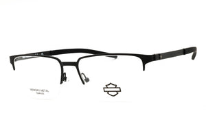 Harley Davidson HD50019-002 Matte Black Rectangular Eyeglasses 56mm