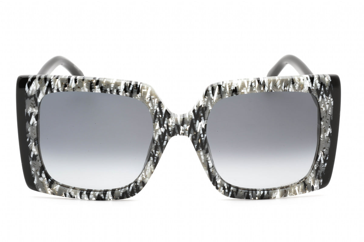 Missoni MIS 0089/S-01EI 9O Black Pattern Rectangular Sunglasses 54mm Sunglasses