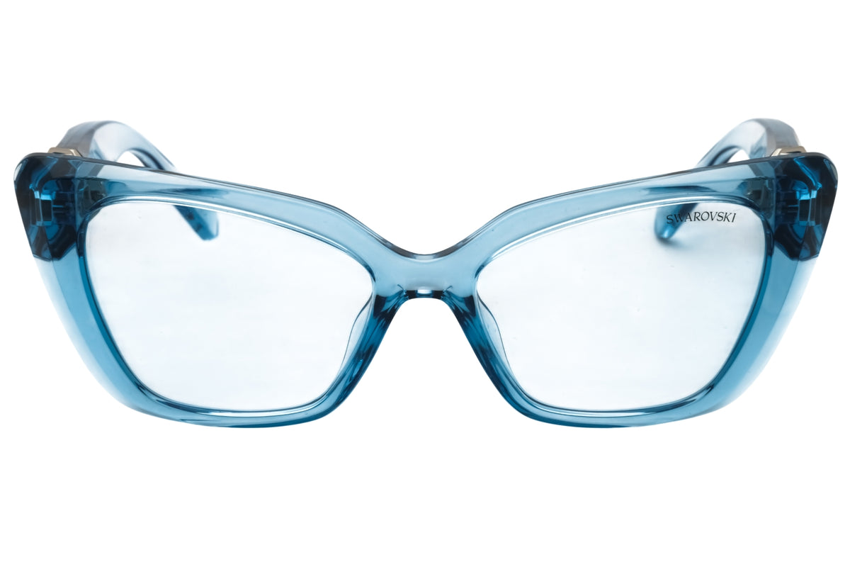 Swarovski SK6047-107872 Transparent Light Blue Cat eye Sunglasses 54mm Sunglasses