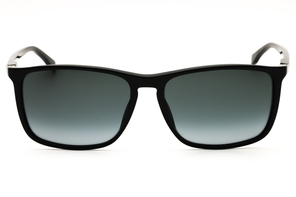 Hugo Boss BOSS 0665/S/IT-0807 9O BLACK Rectangular Sunglasses 57mm