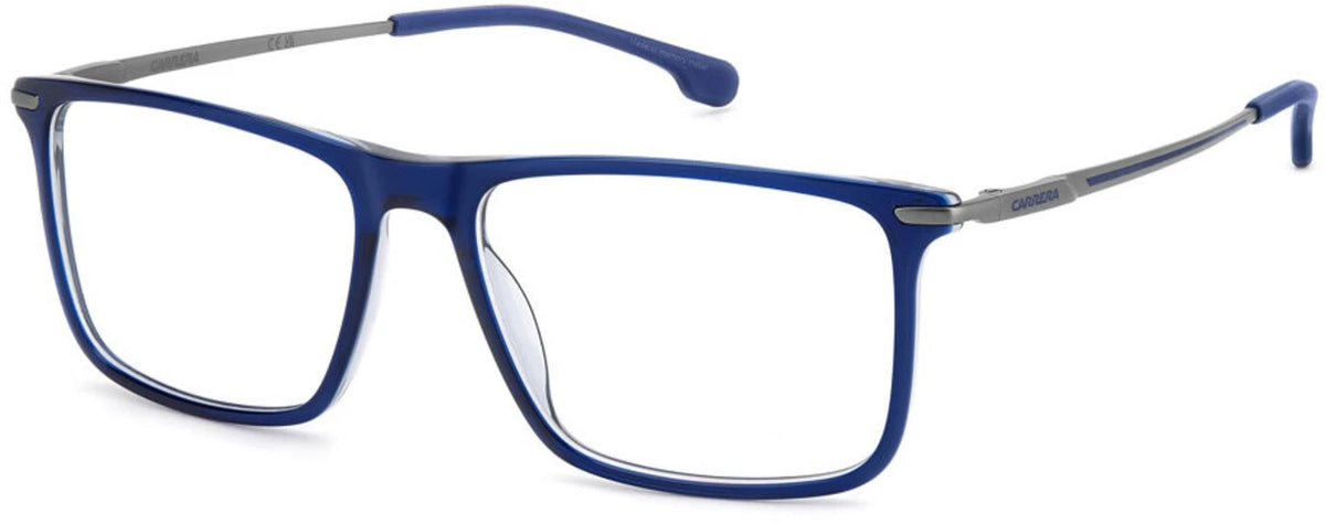 Carrera CARRERA8905-XW0-54 Blue Grey Rectangle Eyeglasses 54mm Eyeglasses