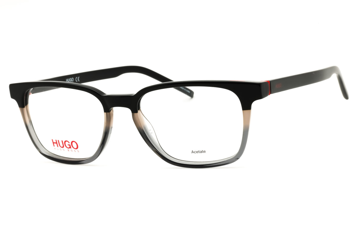 HUGO HG 1130-008A 00 BLACK GREY Rectangular Eyeglasses 52mm