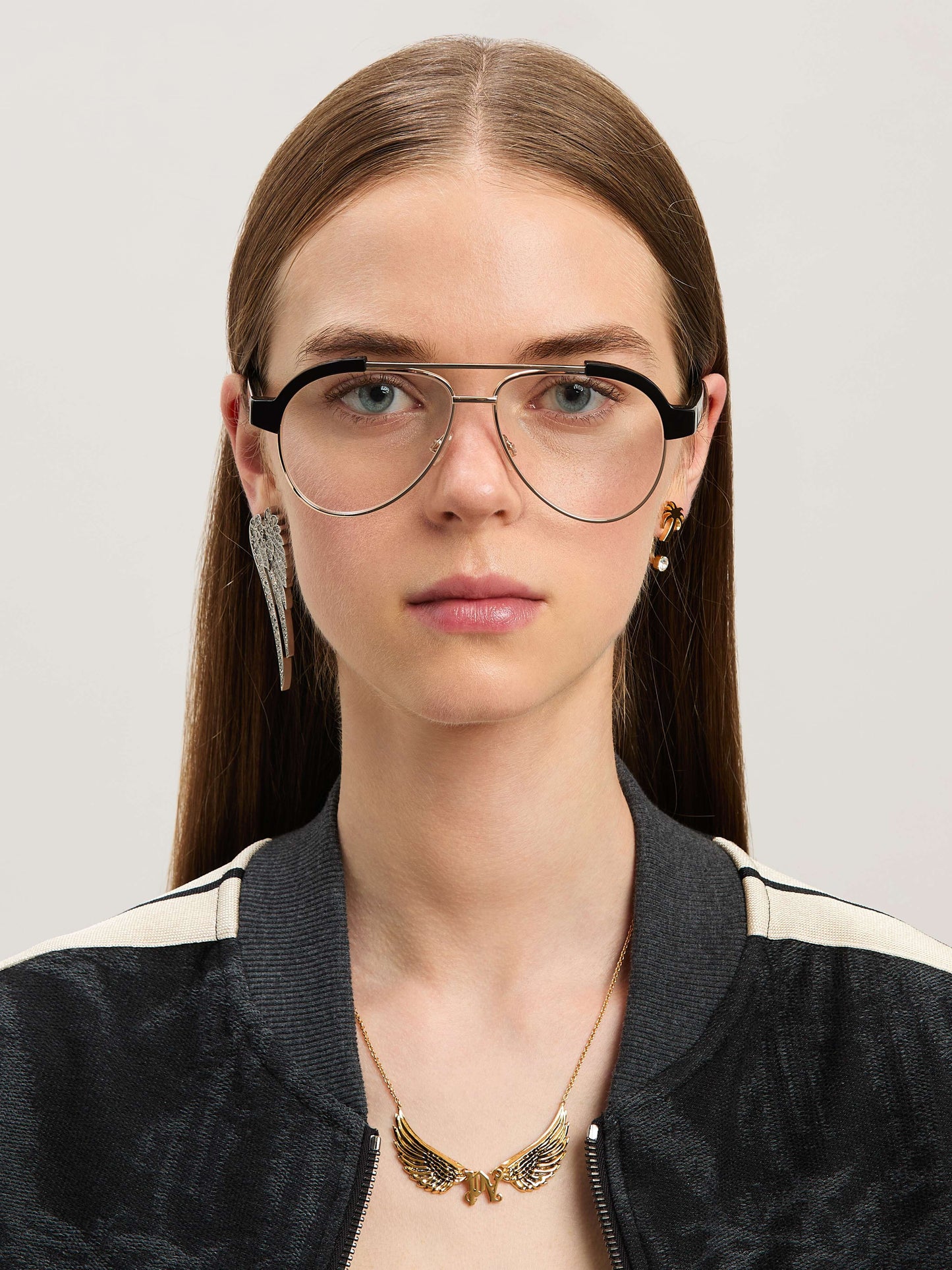 Palm Angels PERJ018S25PLA0011000 55mm New Eyeglasses