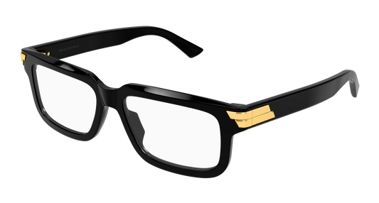 Bottega Veneta BV1490O-011-52 Black Rectangular  52mm Eyeglasses
