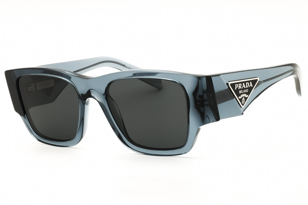 Prada 0PR 10ZS-17T08Z Ocean Crystal Rectangular Sunglasses 54mm