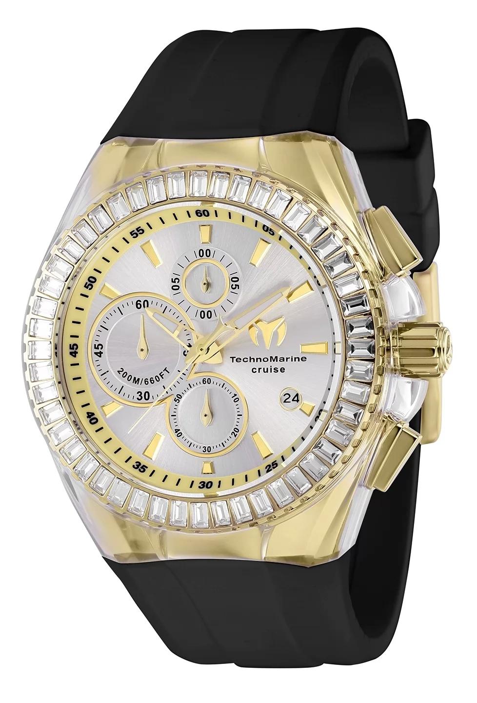 TechnoMarine TM-121156 TM-121156 Watch - Silver Dial Leather Band