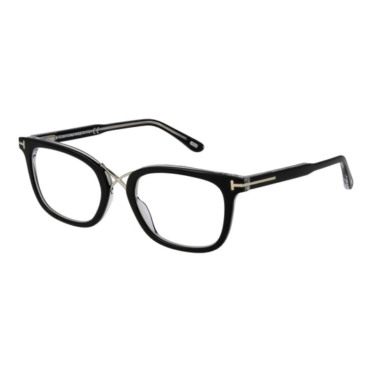 Tom Ford FT5637-B 005 Black Rectangle Eyeglasses 52mm Eyeglasses
