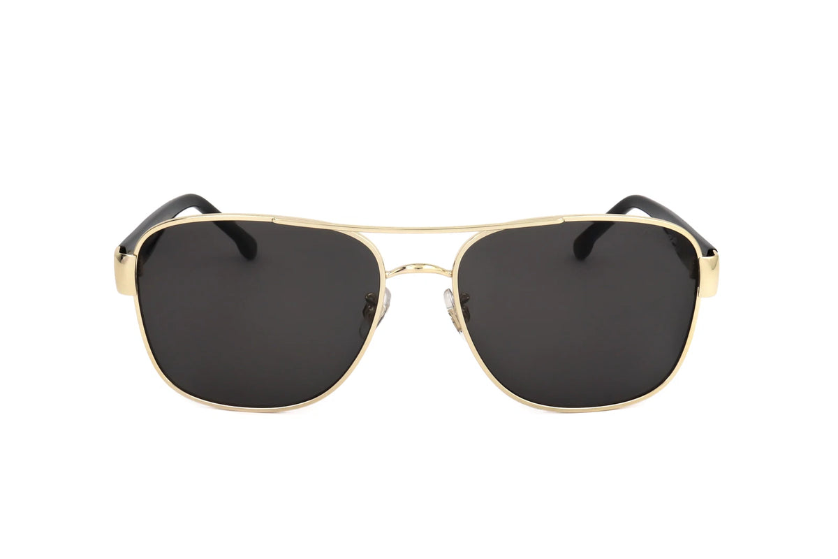 Carrera CARRERA-3042/S RHL Gold Rectangle Sunglasses 58mm Sunglasses
