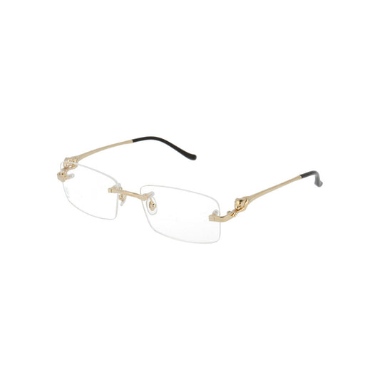 Cartier CT0281O-001 Gold Gold Rectangular Eyeglasses 54mm Eyeglasses