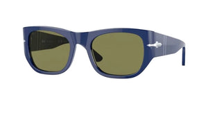 Persol 0PO3308S 1170P1 Blue Square Sunglasses 51mm