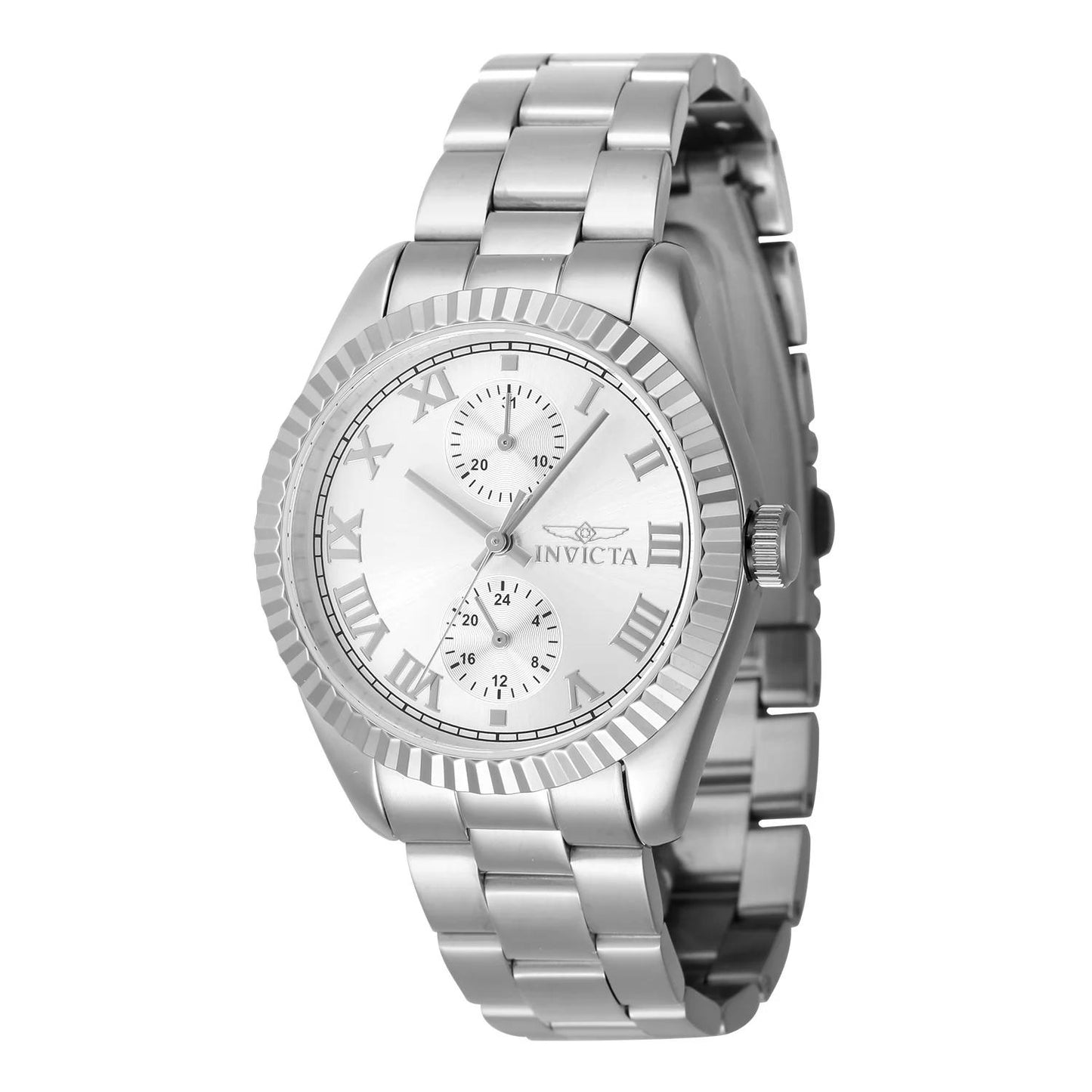 Invicta 47435 47435 Watch - Silver Dial Stainless Steel Band