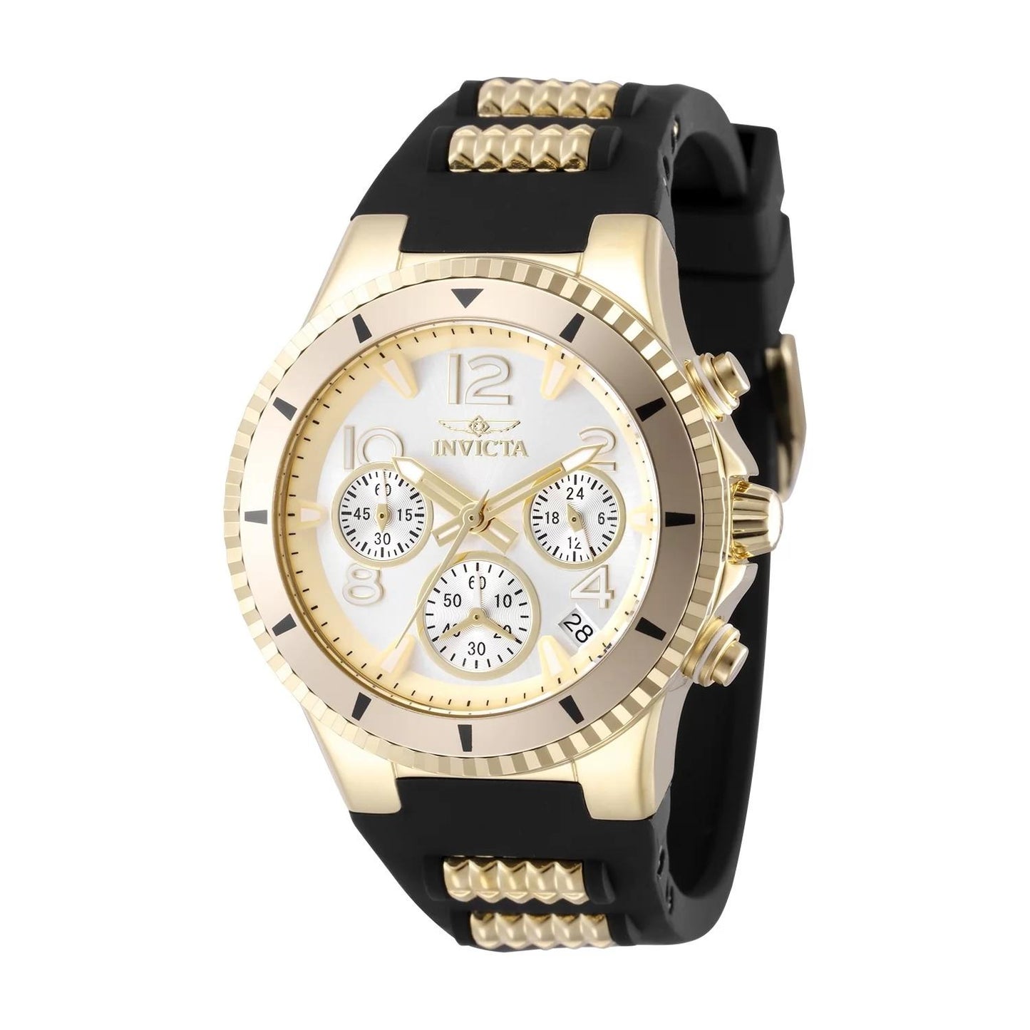 Invicta 49804 49804 Watch - Silver Dial Silicone Band