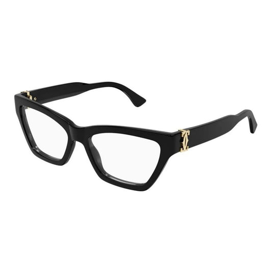 Cartier CT0590O-001 Black Black Cat Eye Eyeglasses 56mm Eyeglasses