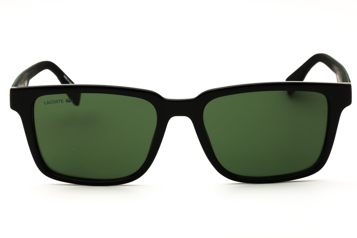 Lacoste L6032S-001 BLACK Rectangular Sunglasses 54mm Sunglasses